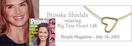 Adina Jewelry, Big Tiny Heart