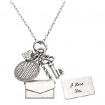 Amour and Purse Charm Necklace Amour and Purse Charm Necklace