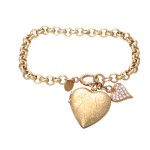 Heart Locket Bracelet