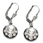 Clear Swarovski Crystal Drop Earrings Clear Swarovski Crystal Drop Earrings