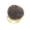Natural Color Drusy Ring