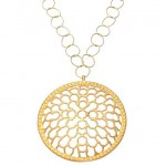 Honeycomb Charm Necklace