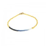 Faceted Sapphire Bead Bracelet