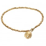 Sand Dollar Bead Bracelet