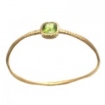 Peridot Bangle Bracelet