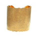 Brocade Wood Cuff Bracelet