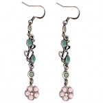 Flower on Flower Vine Earring