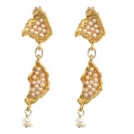 Pearl Seed Pod Dangle Earrings