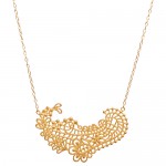 Paisley Shaped Lace Pendant Paisley Shaped Lace Pendant