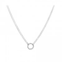 Adina Reyter Tiny Circle Twist Necklace - N197TNTWS-SLV-adina - Handmade Celebrity Fashion Jewelry :  tiny circle twist necklace necklace fashion adina reyter