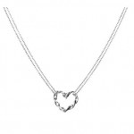 Tiny Heart Twist Necklace