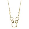 Five Branch Circle Link Necklace