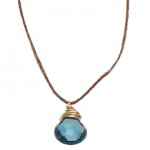 London Blue Topaz Pendant Necklace