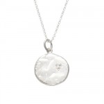 Quinn's Tulip with Diamonds Pendant Necklace