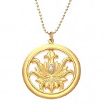 Cubic Zirconia Flower Pendant Necklace Cubic Zirconia Flower Pendant Necklace