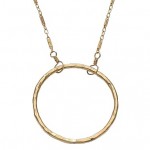 14kt Gold Signature Circle Necklace - Small