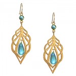 London Blue Quartz Ellery Earrings