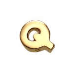 What is in Your Heart? 14k Gold Letter Q