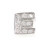 What is in Your Heart? Sterling Silver CZ Letter E