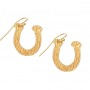 Horse Shoe Charm Earrings