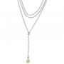 Bonsai Triple Chain Serpentine Y-Necklace