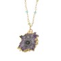 Stalactite Charm Pendant on Bead Chain