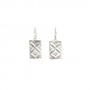 Tesoro Silver Rectangle Earrings