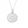 Gerber Daisy Silver Pendant Necklace