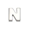 What is in Your Heart? Sterling Silver Letter N