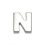 What is in Your Heart? Sterling Silver Letter N