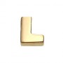 What is in Your Heart? 14k Gold Letter L