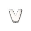 What is in Your Heart? Sterling Silver Letter V