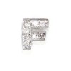 What is in Your Heart? Sterling Silver CZ Letter F