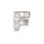 What is in Your Heart? Sterling Silver CZ Letter F