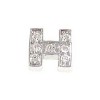 What is in Your Heart? Sterling Silver CZ Letter H