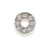 What is in Your Heart? Sterling Silver CZ Letter O