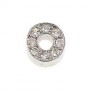 What is in Your Heart? Sterling Silver CZ Letter O