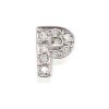 What is in Your Heart? Sterling Silver CZ Letter P
