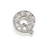 What is in Your Heart? Sterling Silver CZ Letter Q