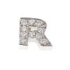 What is in Your Heart? Sterling Silver CZ Letter R