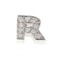What is in Your Heart? Sterling Silver CZ Letter R