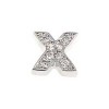 What is in Your Heart? Sterling Silver CZ Letter X