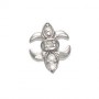 What is in Your Heart? CZ Fleur de Lis