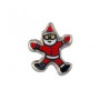 What is in Your Heart? Enamel Santa