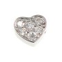 What is in Your Heart? Sterling Silver & Clear CZ Heart