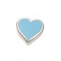 What is in Your Heart? Blue Enamel Heart